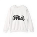 Sudadera cuello redondo - Blanco - Camiseta unisex «Som Arribat»