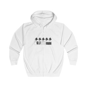 Sudadera con capucha y cremallera - Blanco artico - Camiseta «Es quinto pino»