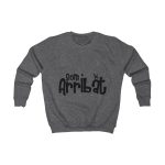 Sudadera infantil - Gris marengo - Camiseta unisex «Som Arribat»
