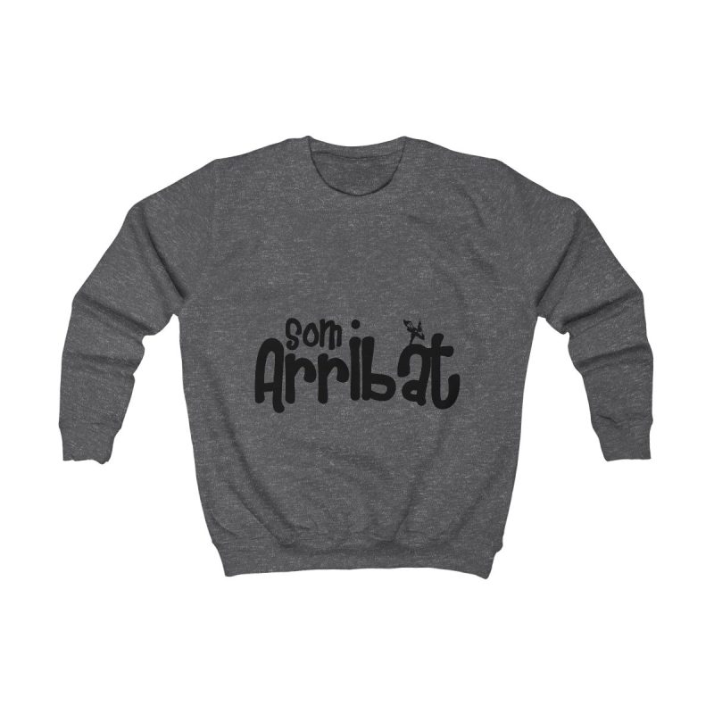 Sudadera infantil - Gris marengo - Camiseta unisex «Som Arribat»