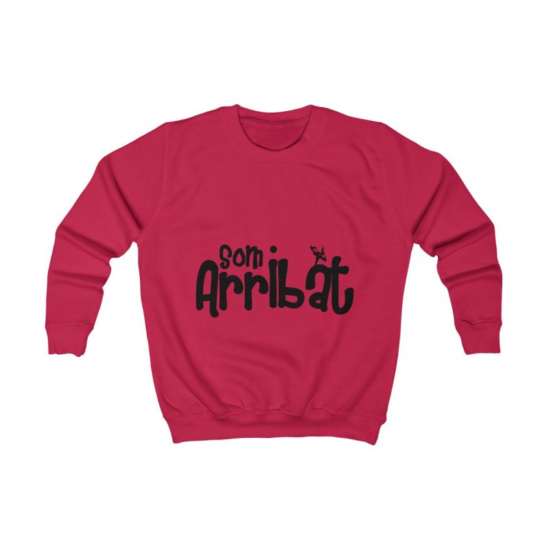 Sudadera infantil - Rojo fuego - Camiseta unisex «Som Arribat»