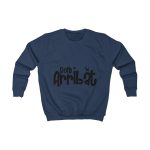 Sudadera infantil - Azul marino Oxford - Camiseta unisex «Som Arribat»