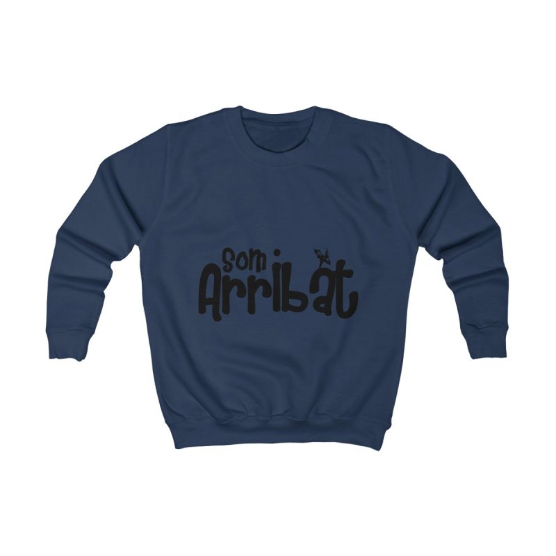 Sudadera infantil - Azul marino Oxford - Camiseta unisex «Som Arribat»