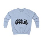 Sudadera infantil - Azul cielo - Camiseta unisex «Som Arribat»