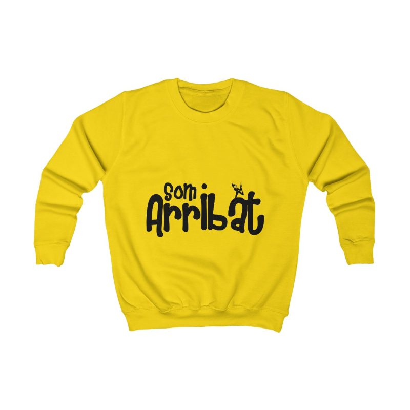 Sudadera infantil - Amarillo sol - Camiseta unisex «Som Arribat»