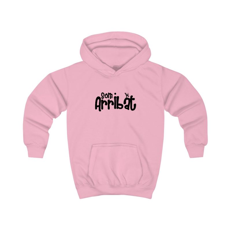 Sudadera con capucha infantil - Rosa bebe - Camiseta unisex «Som Arribat»
