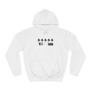 Sudadera universitaria - Blanco artico - Camiseta «Es quinto pino»