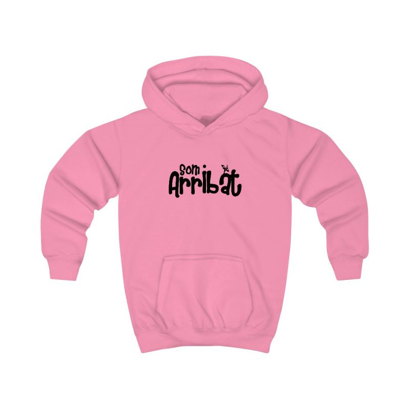 Sudadera con capucha infantil - Rosa algodon de azucar - Camiseta unisex «Som Arribat»