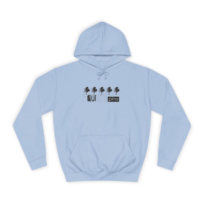 Sudadera universitaria - Azul cielo - Camiseta «Es quinto pino»