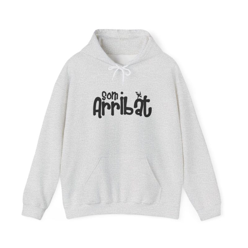 Sudadera con capucha - Gris ceniza - Camiseta unisex «Som Arribat» Sudadera con capucha - Gris ceniza - Camiseta unisex «Som Arribat»