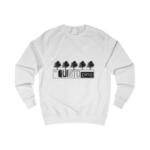 Sudadera clasica - Blanco artico - Camiseta «Es quinto pino»
