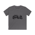 Camiseta infantil Softstyle - Gris marengo - Camiseta unisex «Som Arribat»