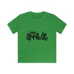 Camiseta infantil Softstyle - Verde irlandes - Camiseta unisex «Som Arribat»