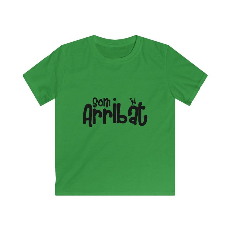 Camiseta infantil Softstyle - Verde irlandes - Camiseta unisex «Som Arribat»