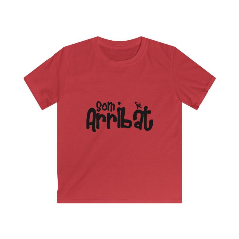 Camiseta infantil Softstyle - Rojo - Camiseta unisex «Som Arribat»
