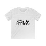 Camiseta infantil Softstyle - Blanco - Camiseta unisex «Som Arribat»