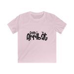 Camiseta infantil Softstyle - Rosa claro - Camiseta unisex «Som Arribat»
