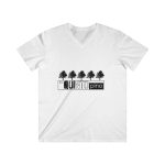Camiseta hombre entallada cuello de pico - Blanco - Camiseta «Es quinto pino»