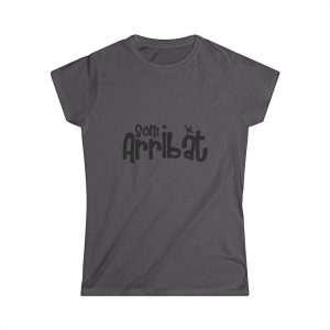 Camiseta mujer Softstyle - Gris marengo - Camiseta unisex «Som Arribat»