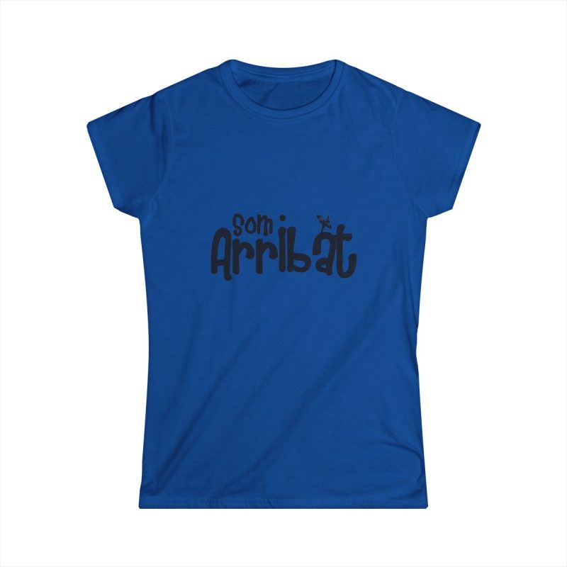 Camiseta mujer Softstyle - Azul royal - Camiseta unisex «Som Arribat»