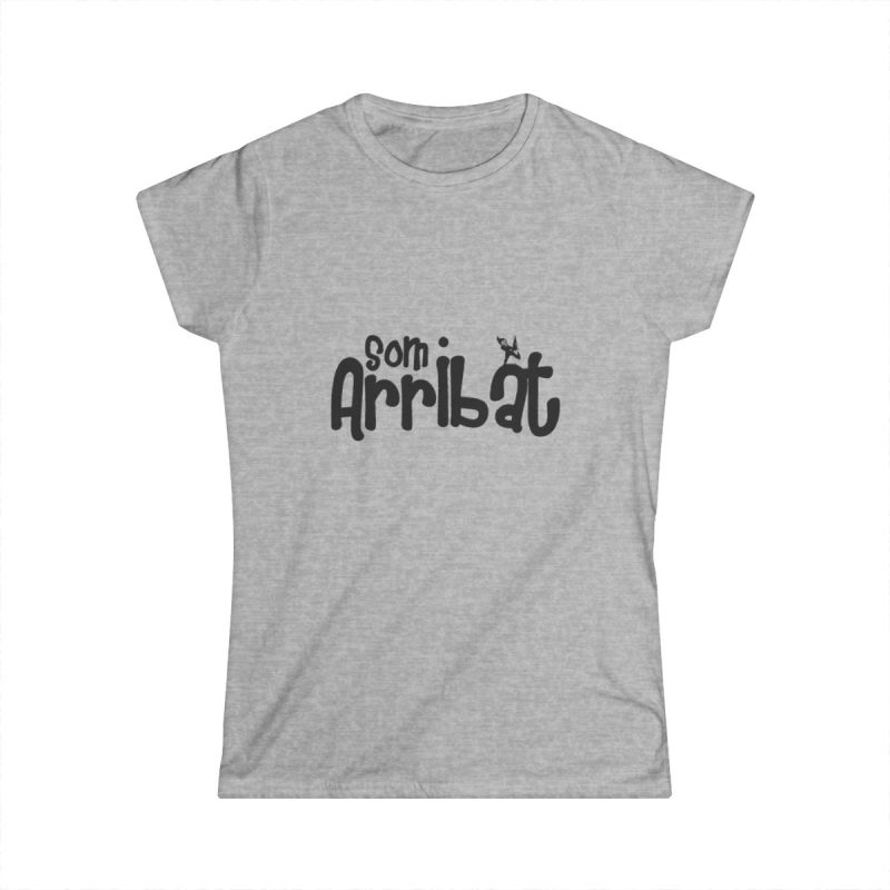 Camiseta mujer Softstyle - Gris deportivo - Camiseta unisex «Som Arribat»