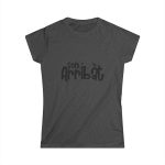 Camiseta mujer Softstyle - Gris oscuro jaspeado - Camiseta unisex «Som Arribat»