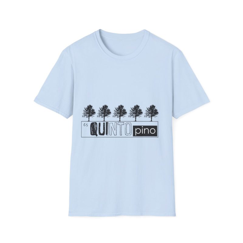 Camiseta Softstyle - Azul claro - Camiseta «Es quinto pino»