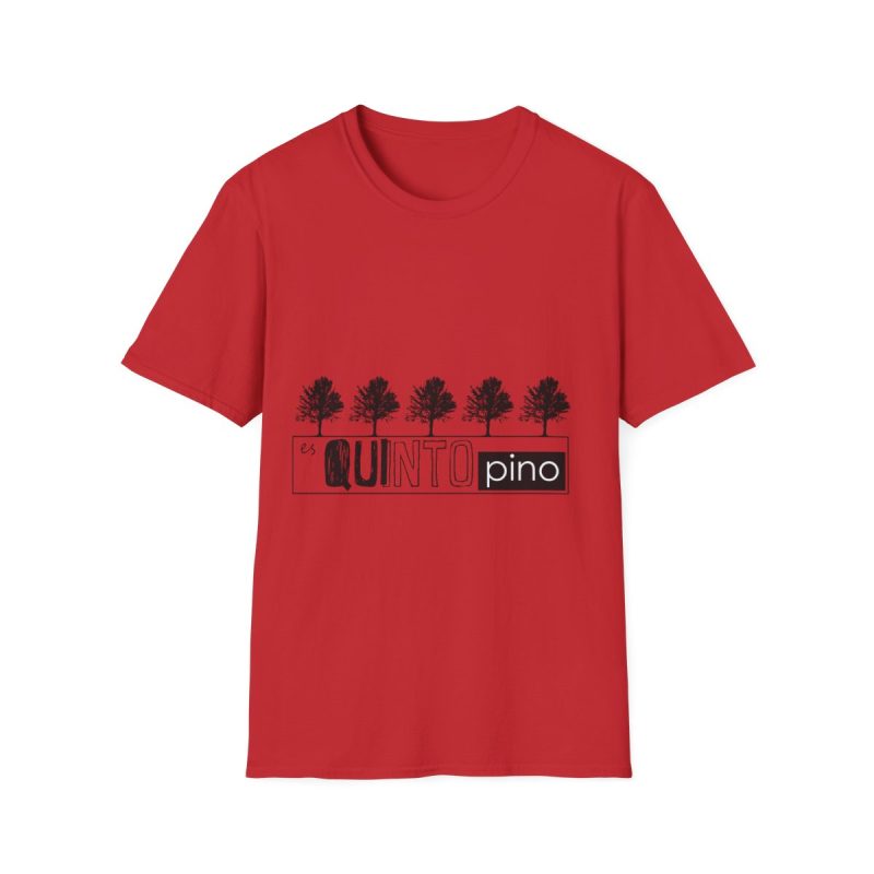 Camiseta Softstyle - Rojo - Camiseta «Es quinto pino»