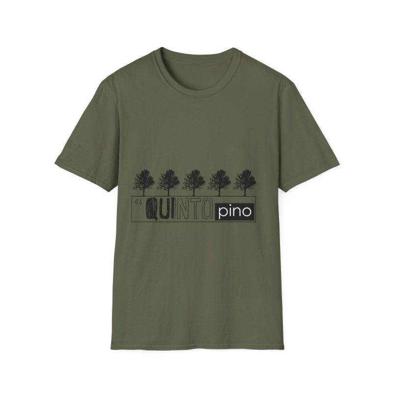 Camiseta Softstyle - Verde militar - Camiseta «Es quinto pino»