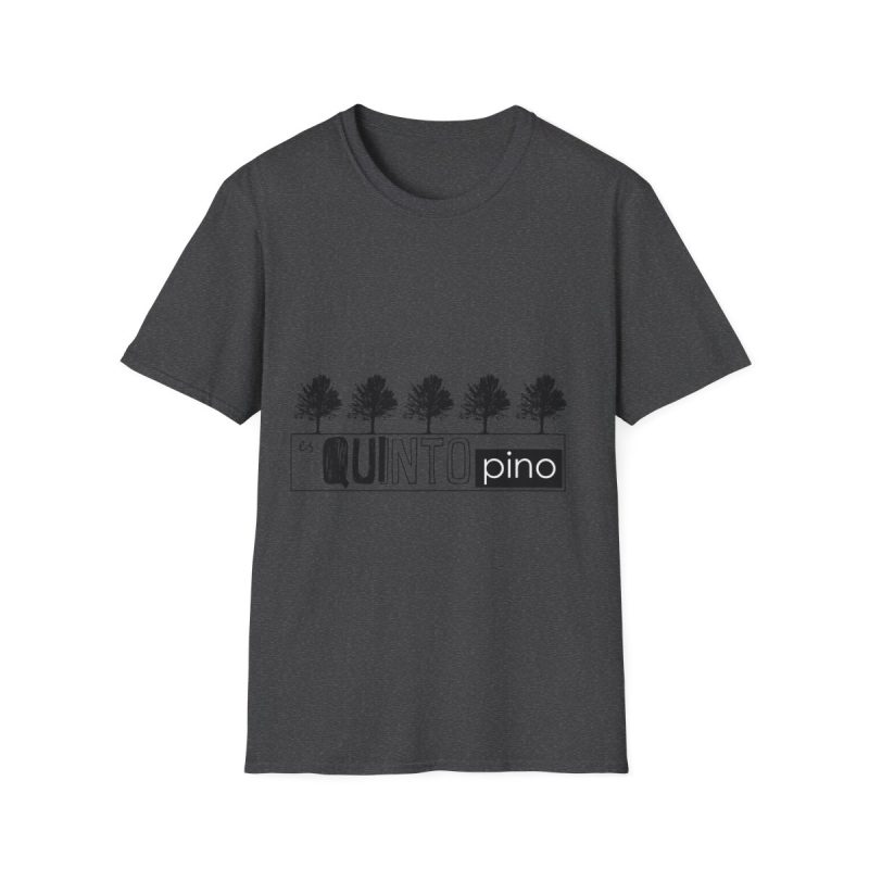 Camiseta Softstyle - Gris oscuro jaspeado - Camiseta «Es quinto pino»