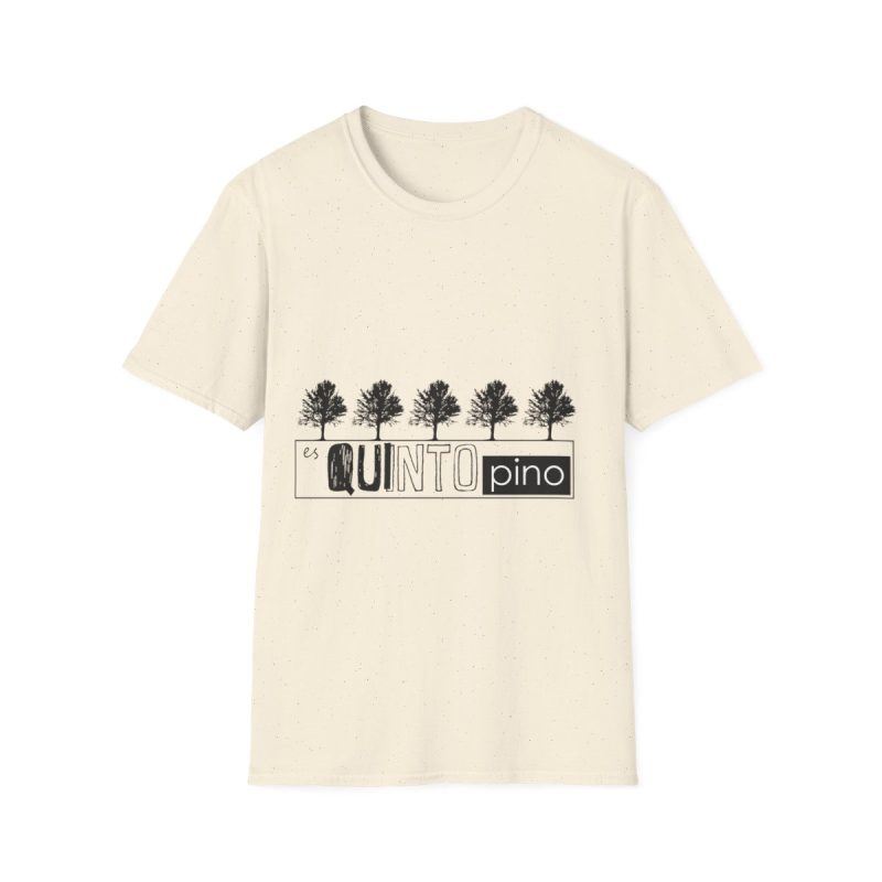 Camiseta Softstyle - Natural - Camiseta «Es quinto pino»