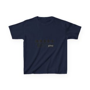 Camiseta infantil algodon grueso - Azul marino - Camiseta «Es quinto pino»