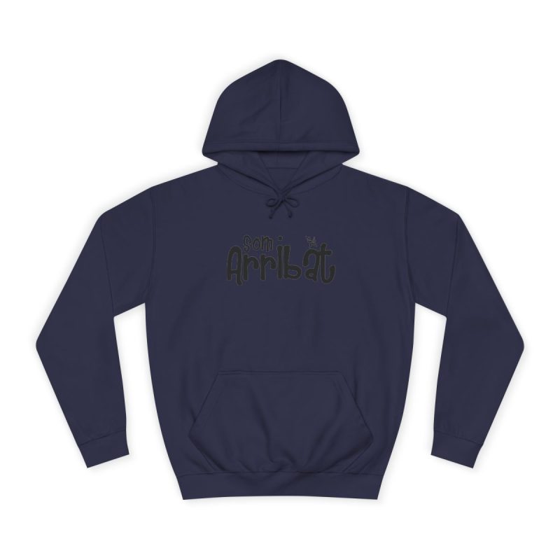 Sudadera universitaria - Azul marino Oxford - Camiseta unisex «Som Arribat»