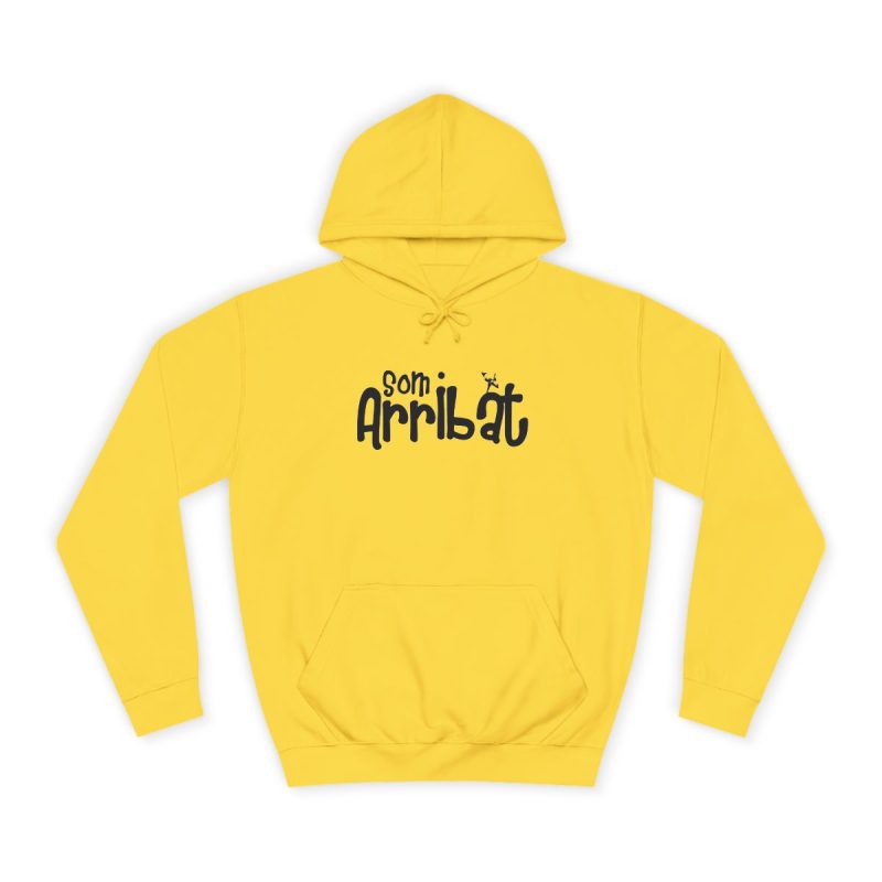 Sudadera universitaria - Amarillo sol - Camiseta unisex «Som Arribat»