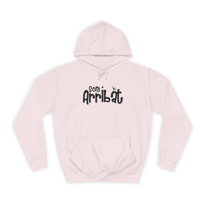 Sudadera universitaria - Rosa bebe - Camiseta unisex «Som Arribat»