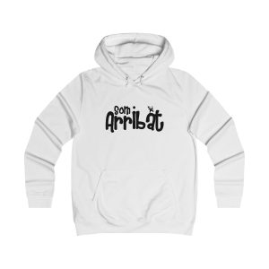 Sudadera universitaria mujer - Blanco artico - Camiseta unisex «Som Arribat»