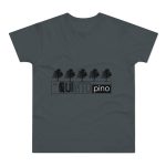 Camiseta hombre punto liso - Gris oscuro - Camiseta «Es quinto pino»