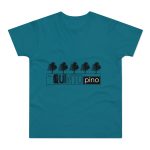 Camiseta hombre punto liso - Azul diva - Camiseta «Es quinto pino»
