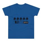 Camiseta hombre punto liso - Azul royal intenso - Camiseta «Es quinto pino»