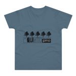 Camiseta hombre punto liso - Azul piedra - Camiseta «Es quinto pino»