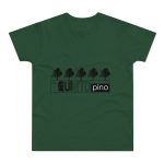 Camiseta hombre punto liso - Verde botella - Camiseta «Es quinto pino»