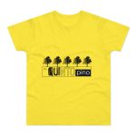 Camiseta hombre punto liso - Amarillo solar - Camiseta «Es quinto pino»