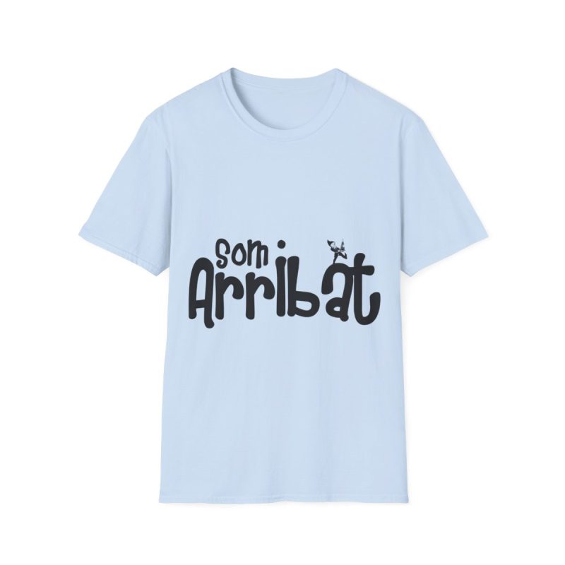 Camiseta Softstyle - Azul claro - Camiseta unisex «Som Arribat»
