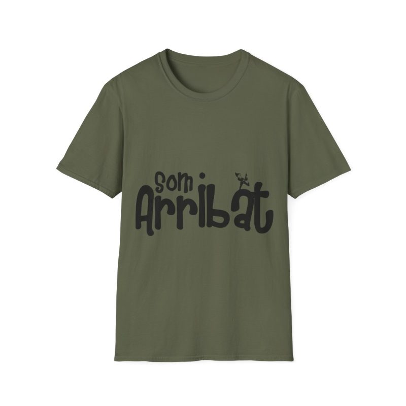 Camiseta Softstyle - Verde militar - Camiseta unisex «Som Arribat»