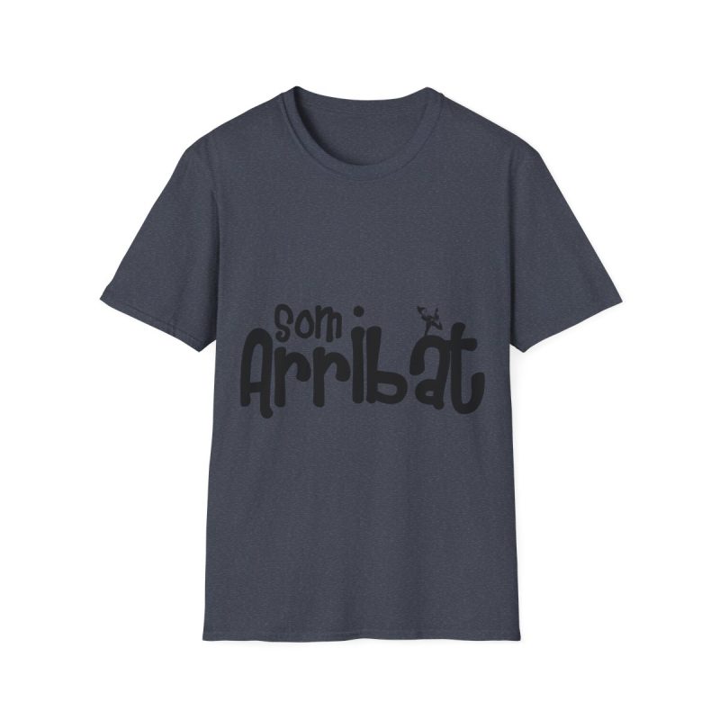 Camiseta Softstyle - Azul marino jaspeado - Camiseta unisex «Som Arribat»