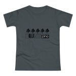 Camiseta mujer punto liso - Gris oscuro - Camiseta «Es quinto pino»