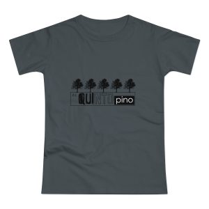 Camiseta mujer punto liso - Gris oscuro - Camiseta «Es quinto pino»