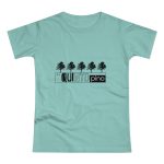 Camiseta mujer punto liso - Verde menta - Camiseta «Es quinto pino»