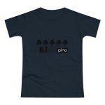 Camiseta mujer punto liso - Azul marino - Camiseta «Es quinto pino»