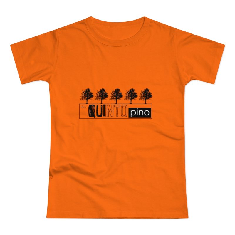 Camiseta mujer punto liso - Naranja - Camiseta «Es quinto pino»
